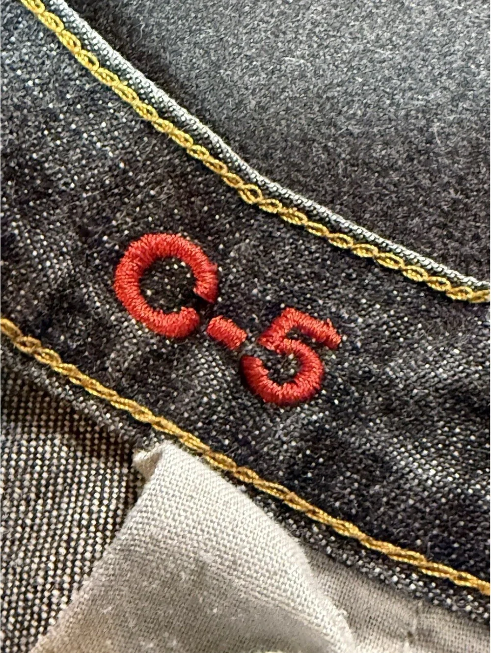 Polo Jeans Co. Ralph Lauren Men’s Blue Denim Medium Wash Carpenter 5-Pocket